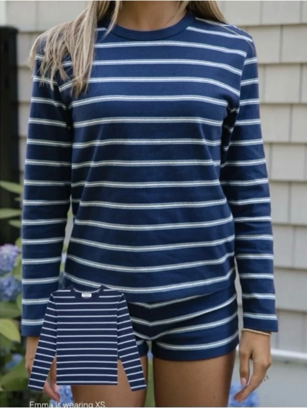 PARKE Maggie & Emma Long Sleeve Striped T-Shirt
